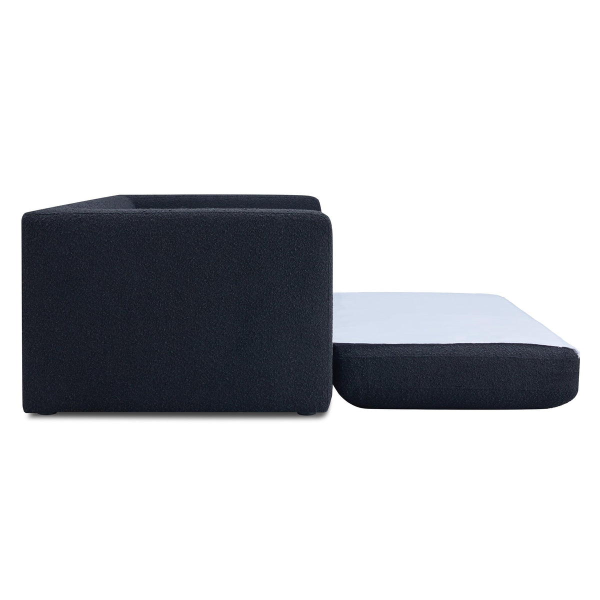 Ryan 91.1” Black Performance Boucle Sofa Bed