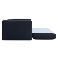 Ryan 91.1” Black Performance Boucle Sofa Bed