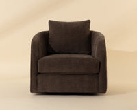 Wexford Rich Chocolate Swivel Accent Chair