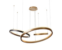 Saphira Gold & Bronze Chandelier