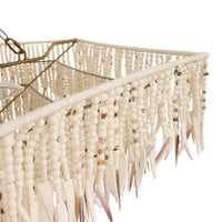 Josephine 44" Mother of Pearl Natural Large Chandelier