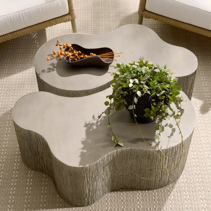 Indio 36" Grey Large Indoor/Outdoor Coffee Table