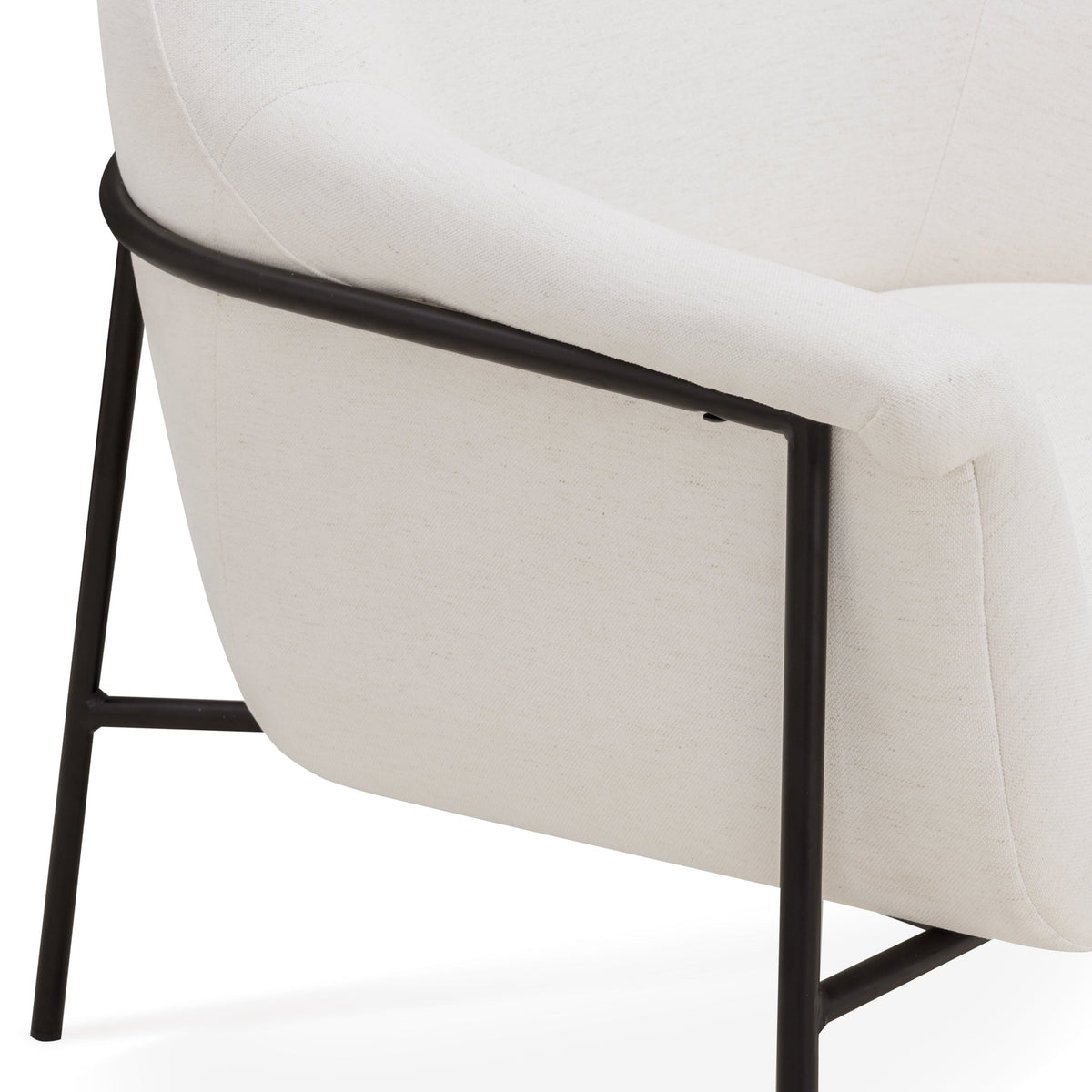 Lauren Cream Performance Chenille Accent Chair