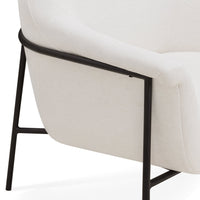 Lauren Cream Performance Chenille Accent Chair