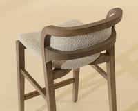 Arco Oatmeal Solid Ash Wood Counter Stool
