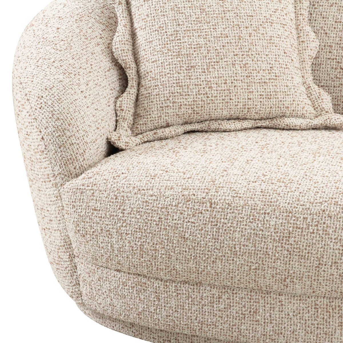 Marion 112.2” Two-Tone Textured Performance Boucle 4 Person Sectional