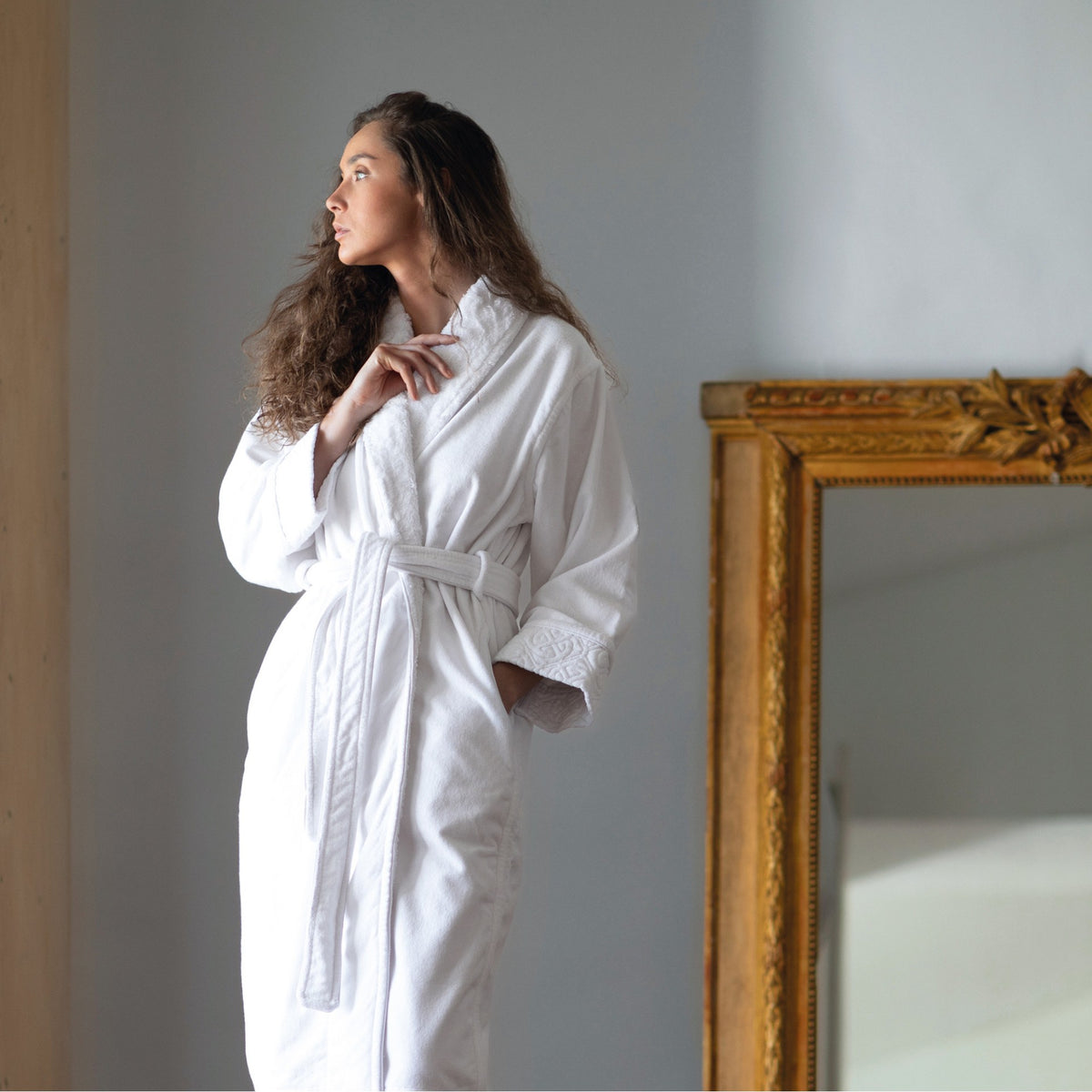 Grand Egoist White Superior Luxury Bath Robe