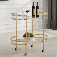 Soliel Gold Bar Cart