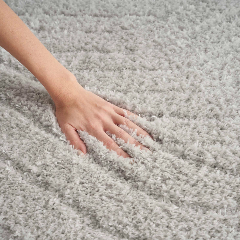 Anna Modern Silver Grey Area Rug