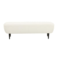 Dacoma 50.7" Cream Performance Boucle Bench
