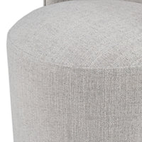 Bridget Modern Light Grey Swivel Dining Chair