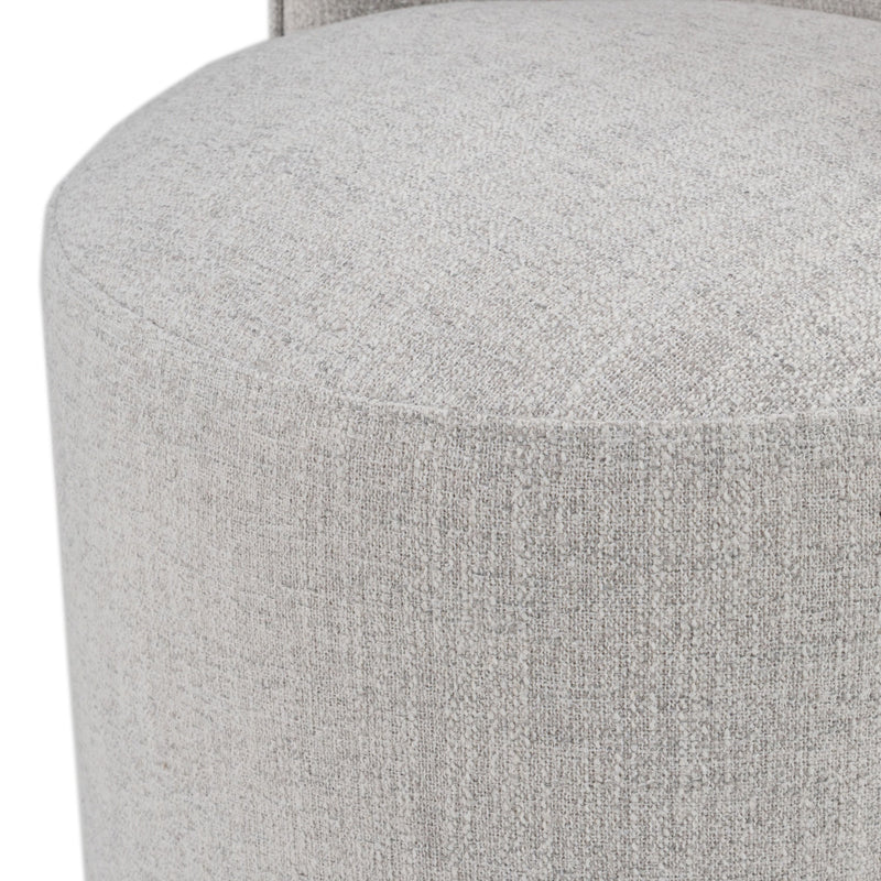 Bridget Modern Light Grey Swivel Dining Chair