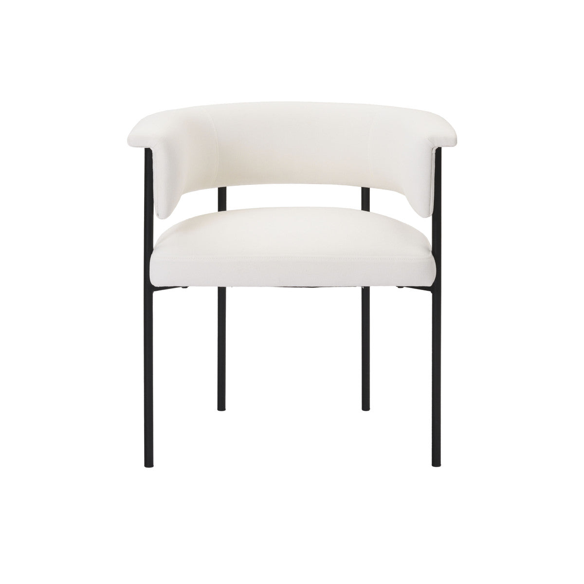 Shai Cream Linen Dining Chair - Luxury Living Collection