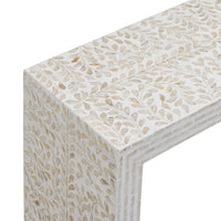 Claude 47" Cream Capiz Shell Console Table