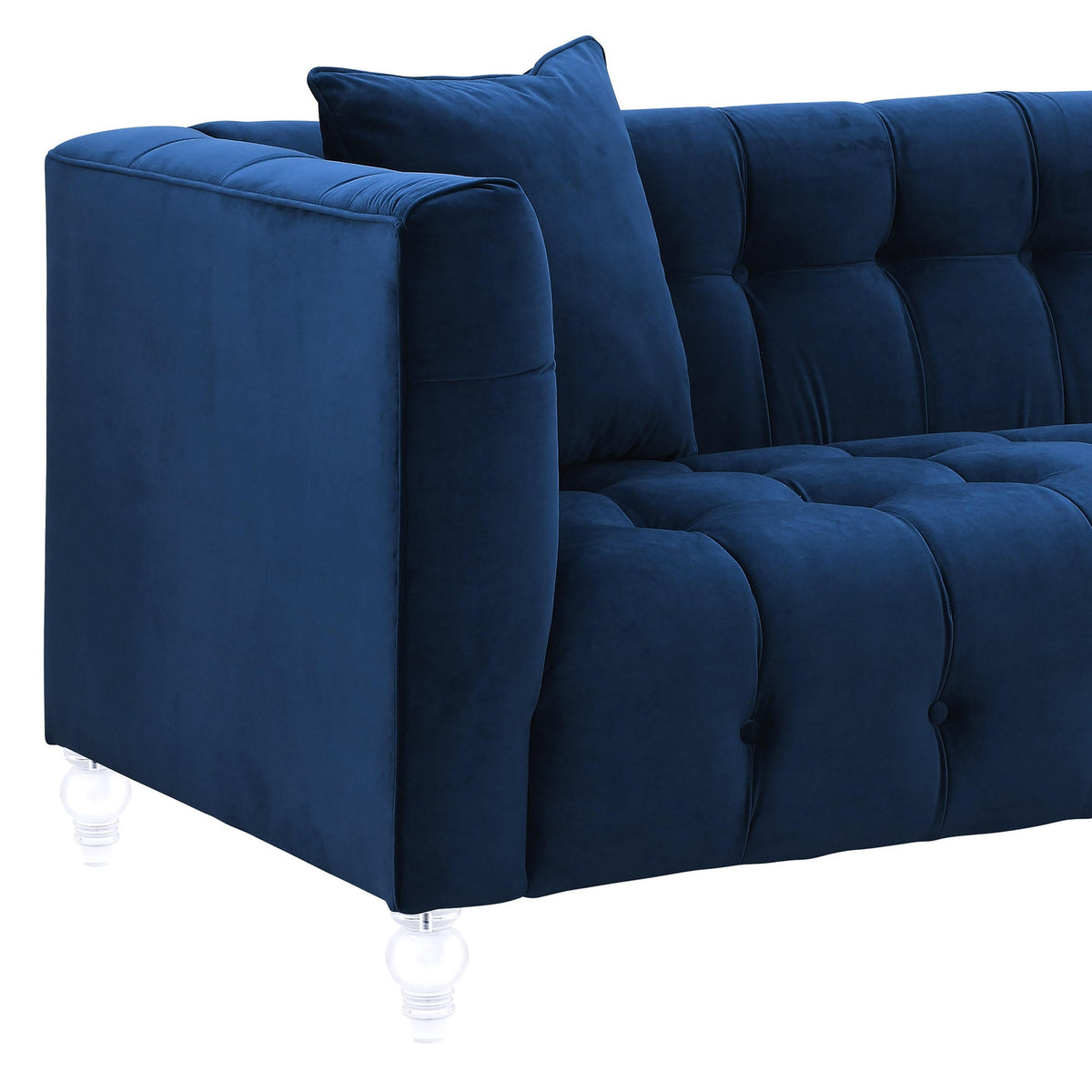 Belgravia 90.6" Navy Performance Velvet Sofa