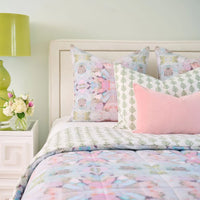 Camille Reversable Olea Twin Comforter Set (3 Piece Set)