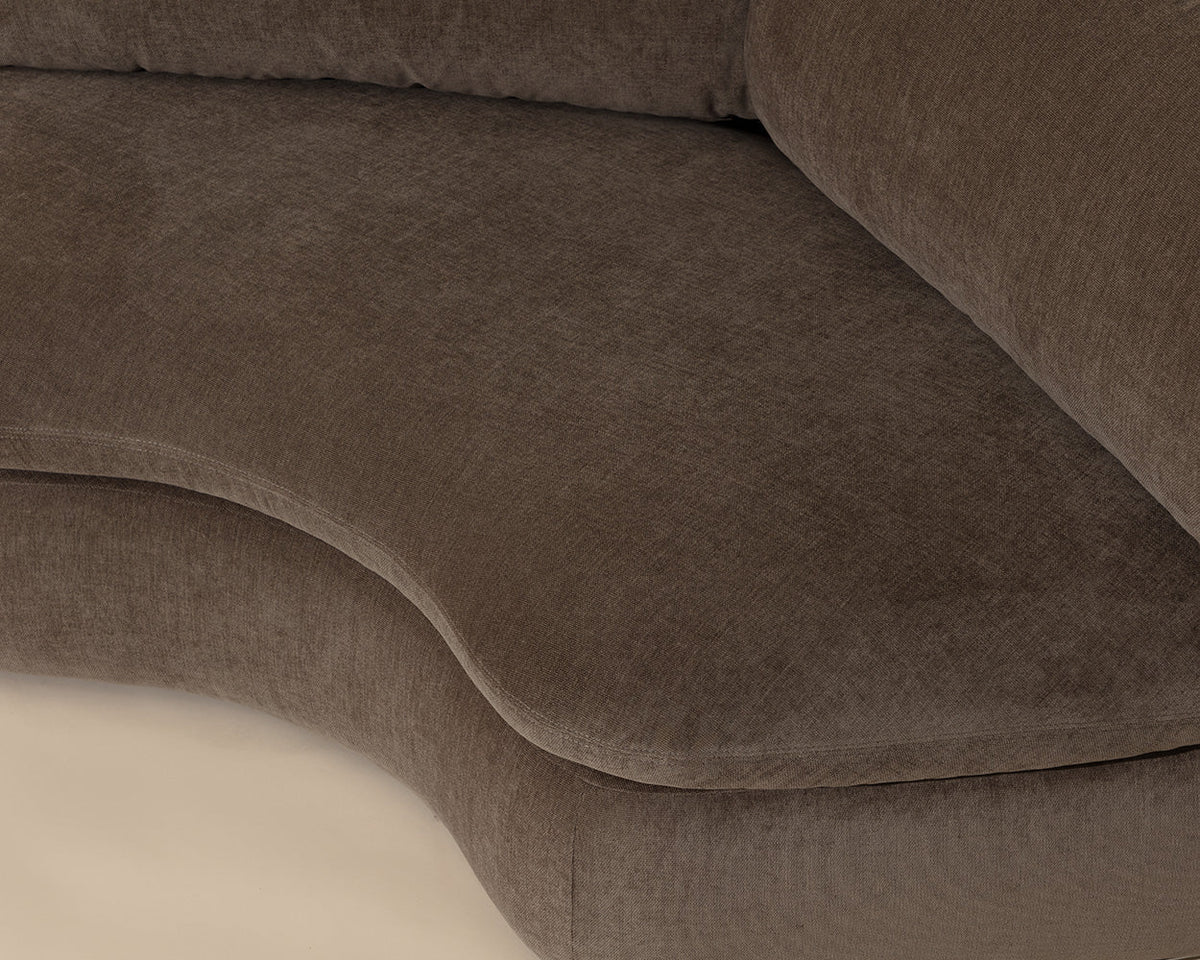 Oressa Brown Modular Corner Chair