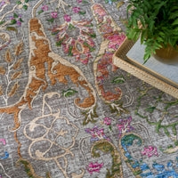 Paris Pink Multicolour Area Rug