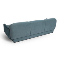 Arnaldo 90.5”Powder Blue Performance Velvet Sofa