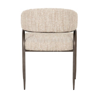 Josephine Modern Beige Fabric Dining Chair