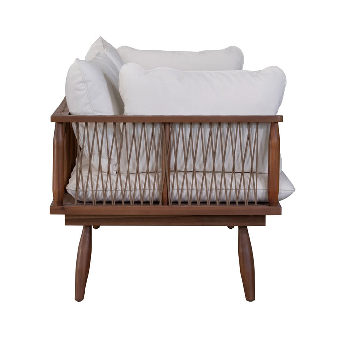 Amellia 80" Outdoor Teak Sofa