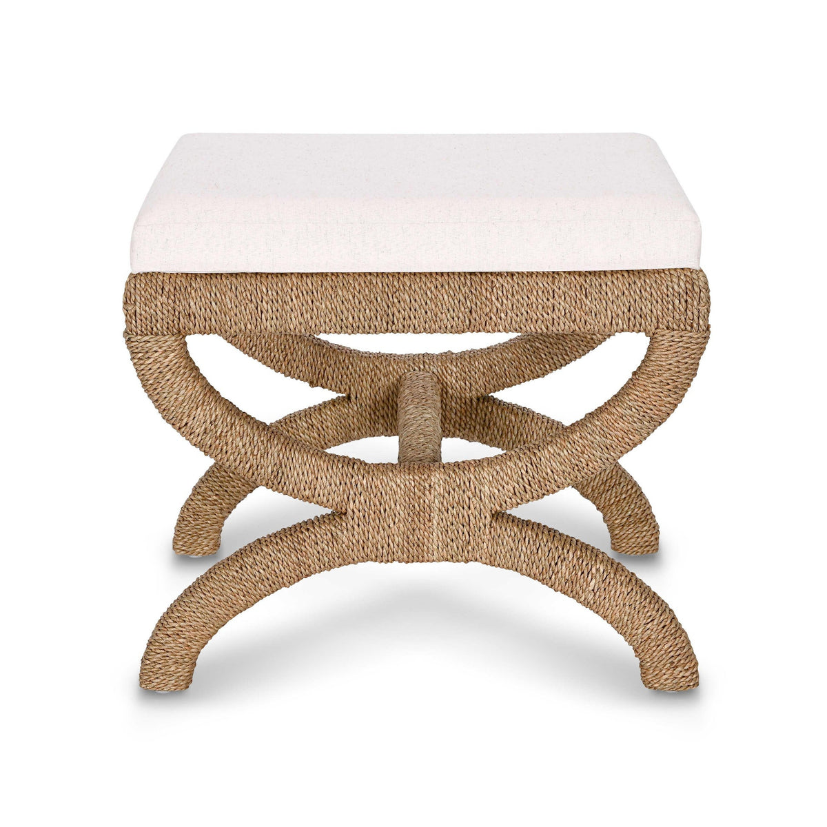 Kappa Natural Rattan Ottoman