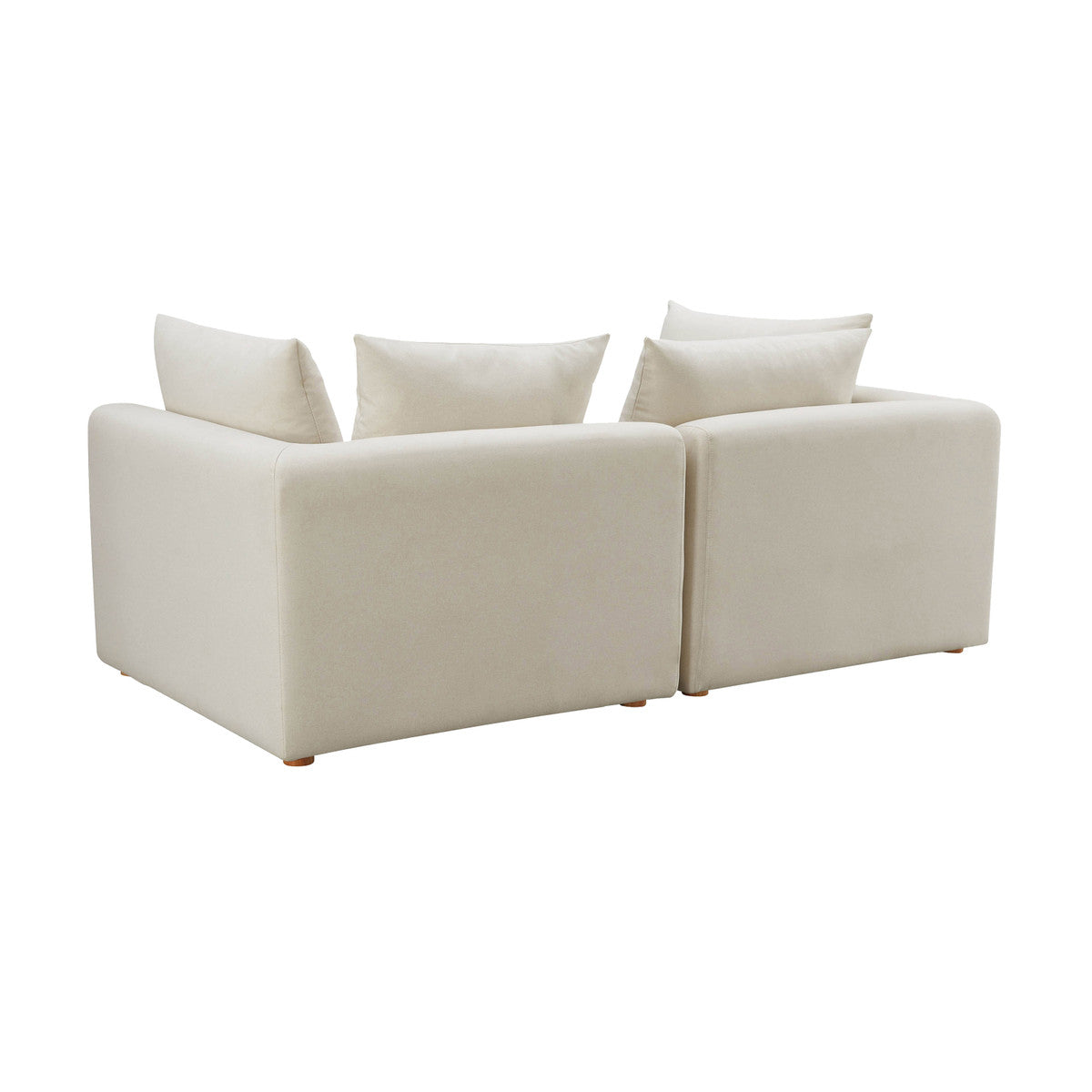 Karsyn Cream Linen Loveseat