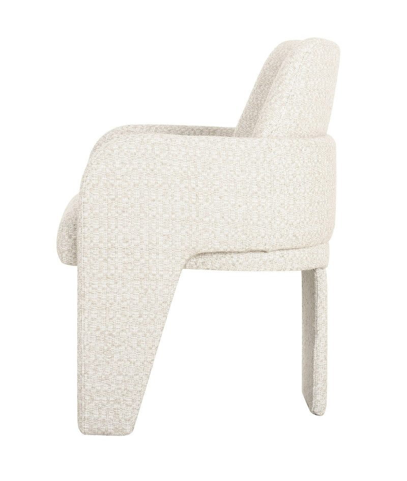 Claude Modern Beige Fabric Dining Chair