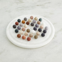 Privy Alabaster Multi Colour Solitaire Game Set