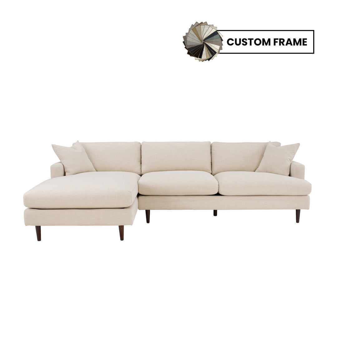 Bronia 109" Beach Alabaster Left Sectional Sofa