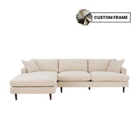 Bronia 109" Beach Alabaster Left Sectional Sofa