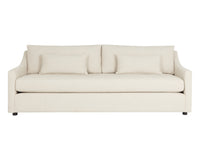 Bramwell 96" Plush Sand Sofa with Sloped Arms