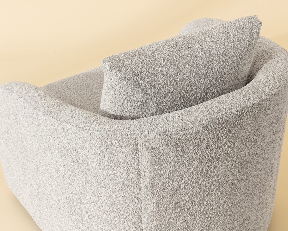 Wexford Greige Swivel Accent Chair