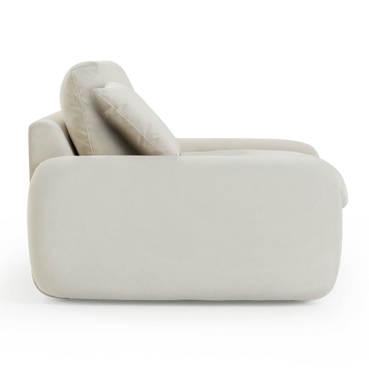 Rachelle Cream Performance Velvet Accent Chair