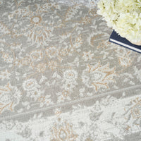 Marisol Floral Vine Ivory Area Rug