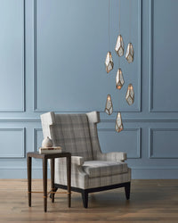 Glace Mirror 7-Light Round Multi-Drop Pendant