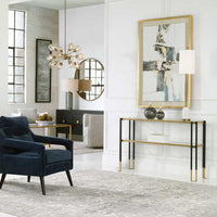 Frederick Ink Blue Armchair
