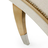 Monroe 70" Chaise with Valyrian Gold Legs
