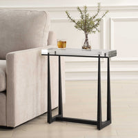 Dasie Crystal Dark Bronze Accent Table