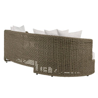 Helene 109" Curved Outdoor Performance Boucle Sofa