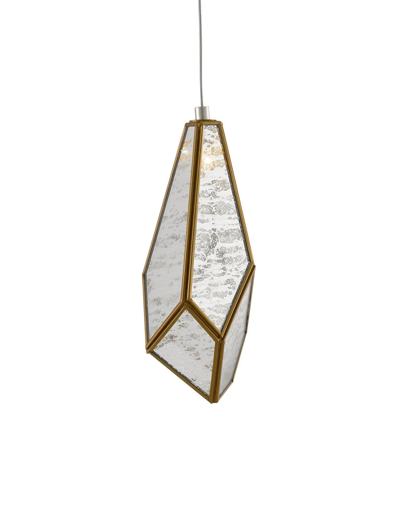 Glace Mirror 15-Light Linear Multi-Drop Pendant