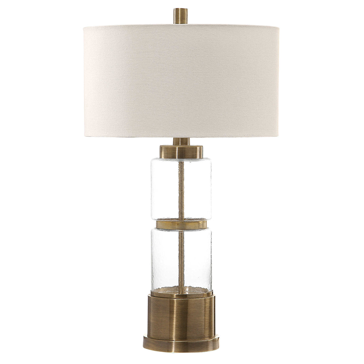 Lucas Black Marble & Gold Table Lamp