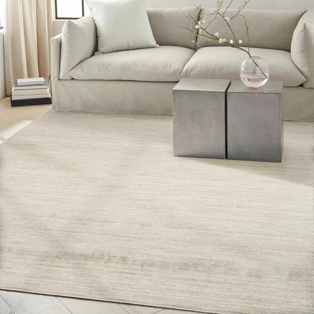 Agatha Modern Ivory Grey Area Rug