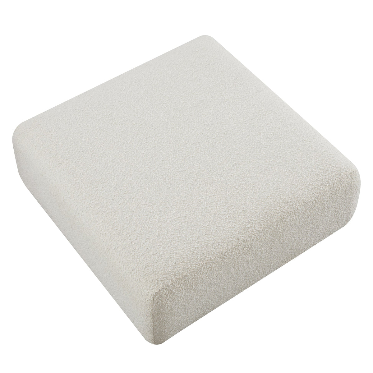 Karsyn Cream Performance Boucle Ottoman