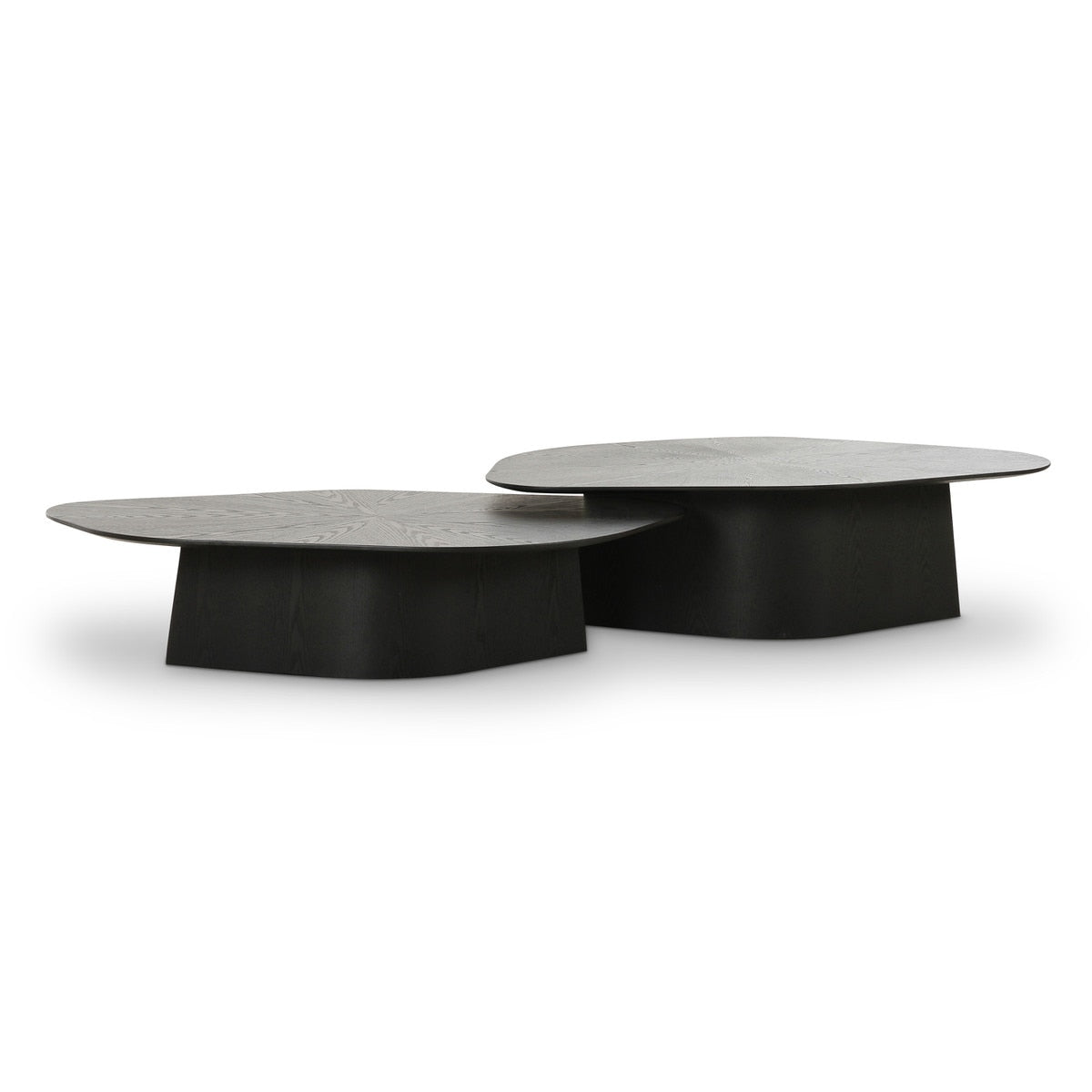 Roche Black Ash Nesting Coffee Table Set
