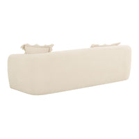 Lou 91.3” Sandstone Textured Performance Velvet Sofa