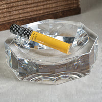 Alda Clear Crystal Glass Octagon Bowl - Set of 2