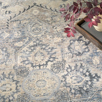 Delphine Ivory Blue Area Rug