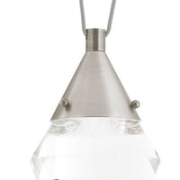 Berkley 82" Crystal & Vintage Silver Multi-Drop Chandelier
