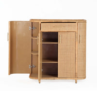 Elara Natural Rattan Bar Cabinet